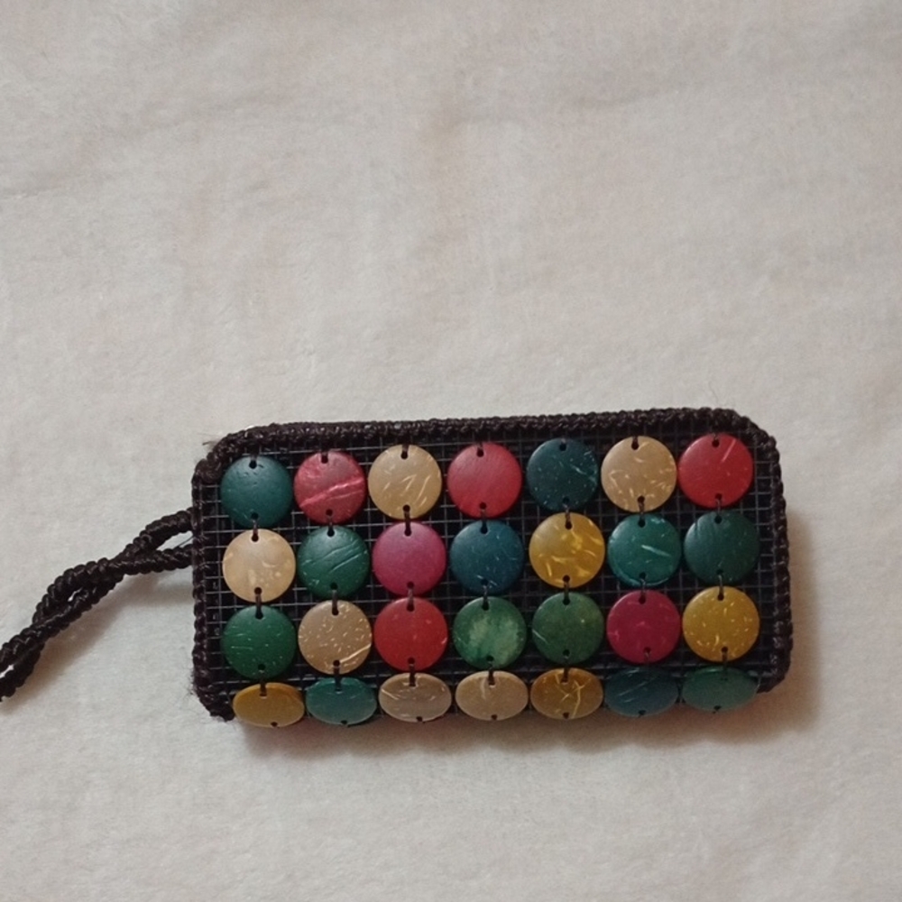 Coconut Shell Clutch/Wallet